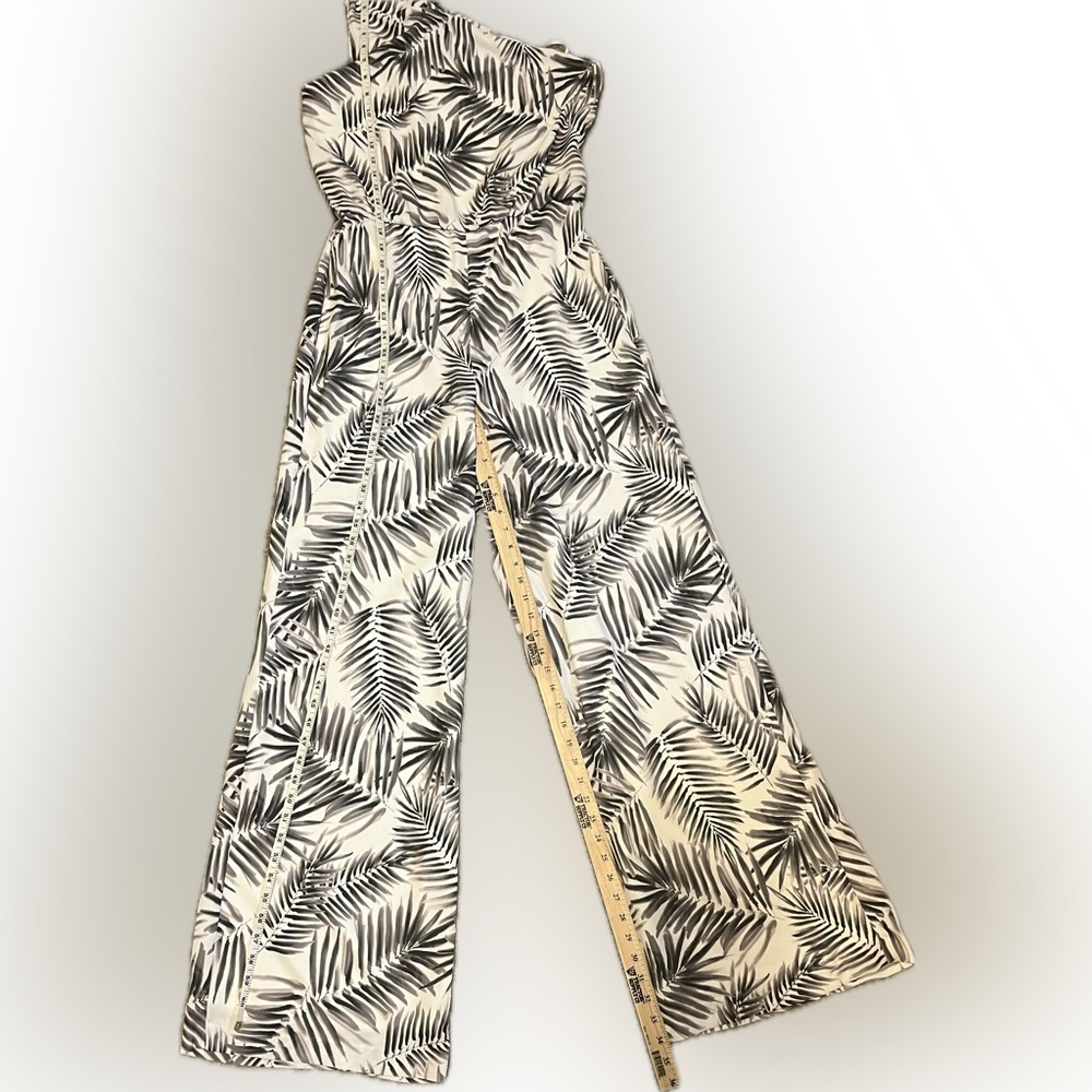 Sam Edelman Palm Fern Wide Leg Jumpsuit size 8 - Picture 3 of 12